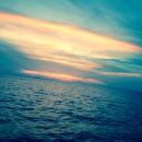 Sunset as we left Dry Tortugas: Camera can not do justice to the Florida sunsets!